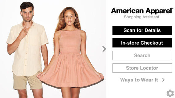 American Apparel 利用AR技术帮助消费者更好的做出购买决策