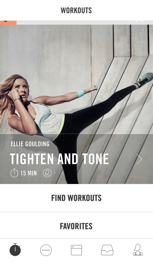 Nike+ Training Club，通过App打造专业化的运动生活