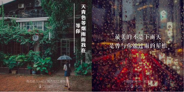 QQ音乐借助歌词海报建对外分享机制，鼓励用户传播