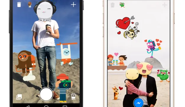 Facebook节前发新APP，能在照片叠加卡通贴图