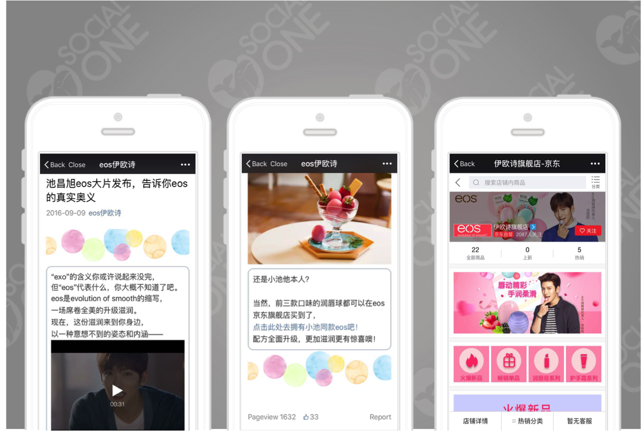 eos 微信 京东导流