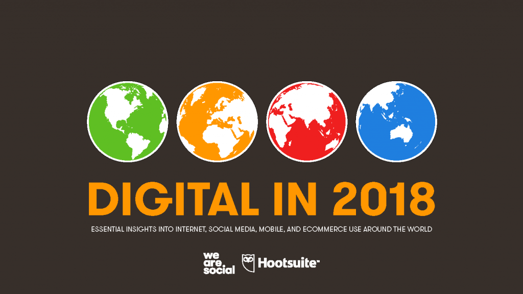We are Social：DIGITAL IN 2018