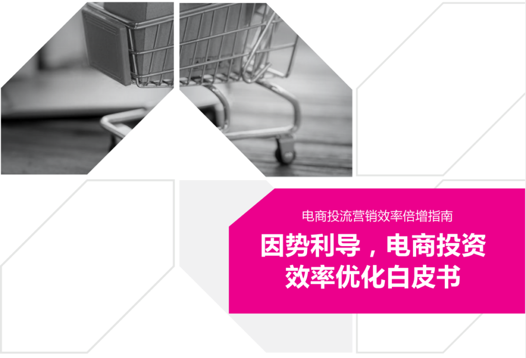 《因势利导，电商投资 效率优化白皮书》助力品牌实现电商营销与营收效益的最大化